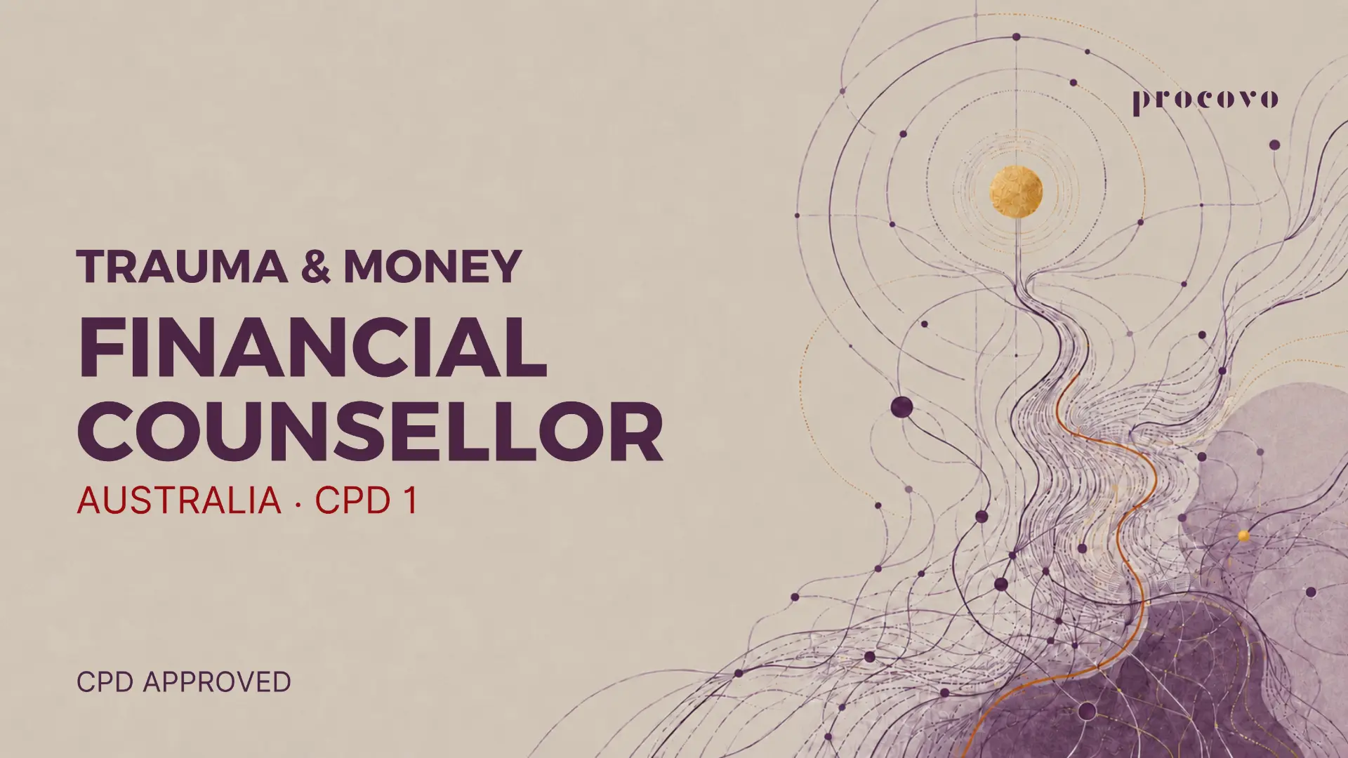 Trauma and Money CPD 1 course cover for Australian financial counsellors — trauma-informed financial counselling training