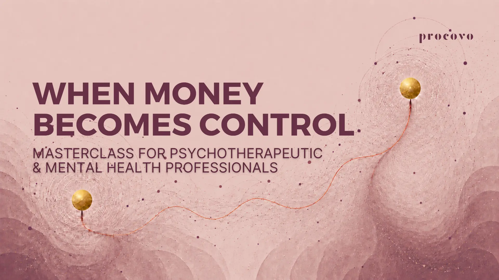 When Money Becomes Control masterclass cover — recognising financial abuse and coercive control in therapy